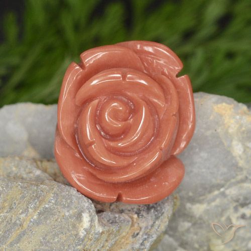 14.58ct Натуральный Salmon Pink   Коралловый, причудливая, Непрозрачный