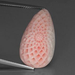 Натуральный розовый коралл 18,16 карата необычная форма, непрозрачный