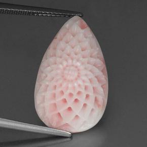 13.69 карата, натуральный Розовый Коралловый, Необычная форма, Непрозрачный