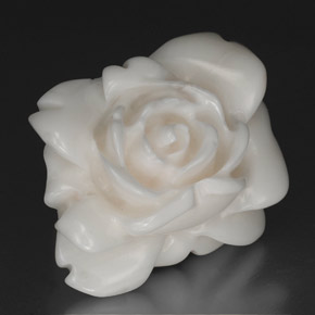 27.83 карата, натуральный Белый Коралловый, Необычная форма, Непрозрачный