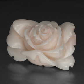 40.97 карата, натуральный Лососево-белый Коралловый, Необычная форма, Непрозрачный