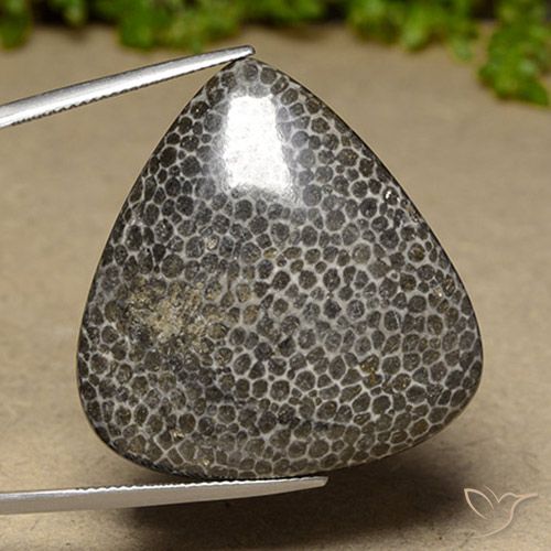 44.83ct Натуральный Многоцветный коралловый, Форма груши, Непрозрачный