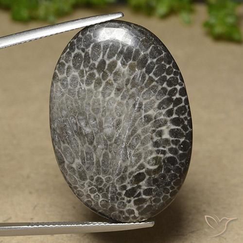 25.50ct Натуральный Многоцветный коралловый, Овал, Непрозрачный