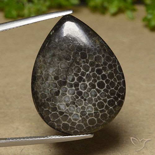 21.35 карата, натуральный Многоцветный Коралловый, Форма груши, Непрозрачный