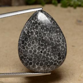 22.48 карата, натуральный Многоцветный Коралловый, Форма груши, Непрозрачный