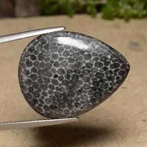 22.48 карата, натуральный Многоцветный Коралловый, Форма груши, Непрозрачный