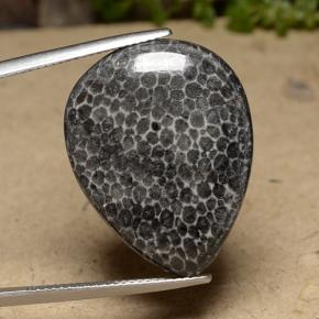 22.48 карата, натуральный Многоцветный Коралловый, Форма груши, Непрозрачный