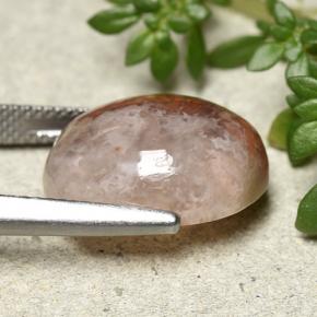 12.54 карата, натуральный Многоцветный Коралловый, Огранка Овал, Полупрозрачный