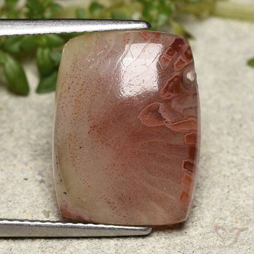 5.47 карата, натуральный Многоцветный Коралловый, Подушка Крой, Полупрозрачный