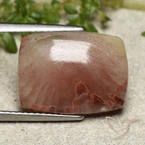 5.47 карата, натуральный Многоцветный Коралловый, Подушка Крой, Полупрозрачный