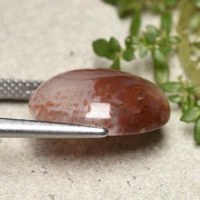 6.86 карата, натуральный Многоцветный Коралловый, Огранка Овал, Полупрозрачный