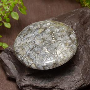 42.64 карата, натуральный Многоцветный Коралловый, Огранка Круг, Непрозрачный