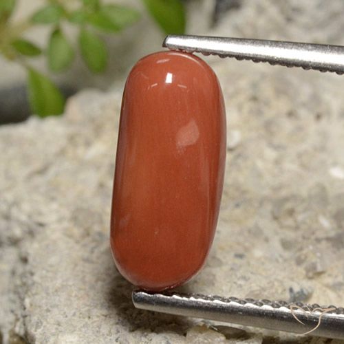 2.39ct Натуральный Оранжево-Красный коралловый, Овал, Непрозрачный