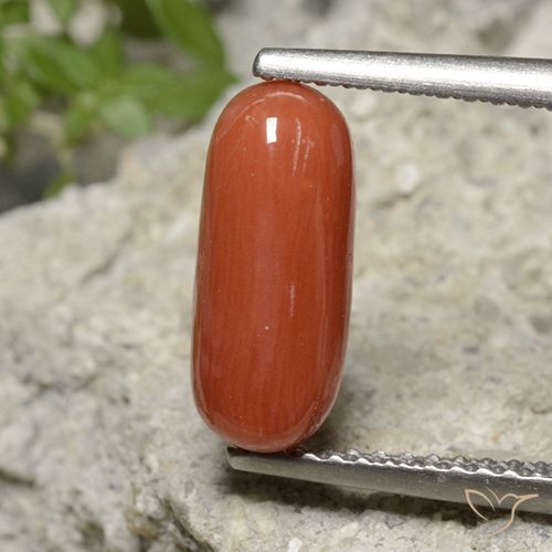 1.90ct Натуральный Огонь Оранжевый коралловый, Овал, Непрозрачный