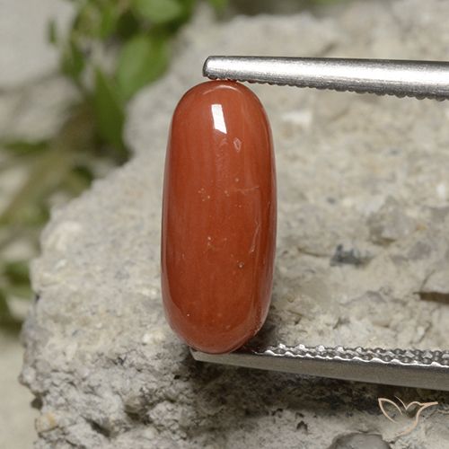 2.11ct Натуральный Светло-красный коралловый, Овал, Непрозрачный