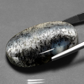 41.48 карата, натуральный Многоцветный Дендритный агат, Огранка Овал, Непрозрачный