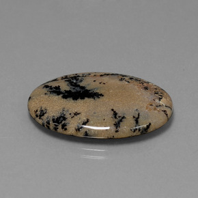 21.34 карата, натуральный Многоцветный Дендритный агат, Огранка Овал, Непрозрачный
