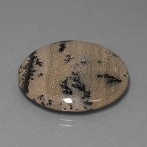 36.61 карата, натуральный Многоцветный Дендритный агат, Огранка Круг, Непрозрачный