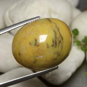 27.27 карата, натуральный Многоцветный Дендритный агат, Огранка Овал, Непрозрачный