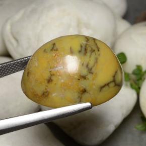 27.27 карата, натуральный Многоцветный Дендритный агат, Огранка Овал, Непрозрачный