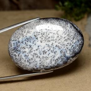 104.78 карата, натуральный Многоцветный Дендритный агат, Огранка Овал, Непрозрачный