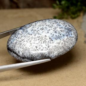 104.78 карата, натуральный Многоцветный Дендритный агат, Огранка Овал, Непрозрачный