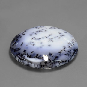 69.65 карата, натуральный Многоцветный Дендритный халцедон, Огранка Овал, Полупрозрачный