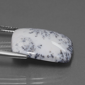 11.33 карата, натуральный Многоцветный Дендритный халцедон, Подушка Крой, Непрозрачный