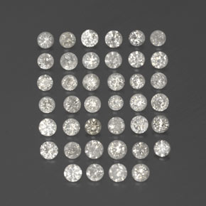  карата, натуральный Белый Бриллиант, Огранка Круг, SI