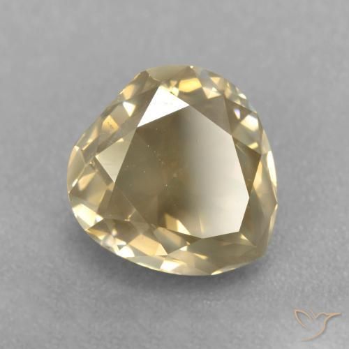 2.49ct Натуральный Коньяк Бриллиант, Форма груши, SI