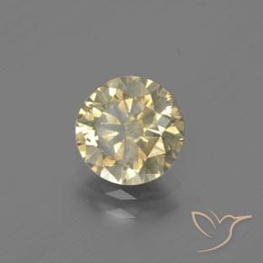 1.70 карата, натуральный Коньяк Бриллиант, Круглый, SI