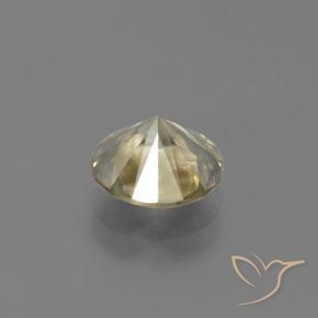1.70 карата, натуральный Коньяк Бриллиант, Круглый, SI