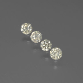  карата, натуральный Шампань Бриллиант, Огранка Круг, SI