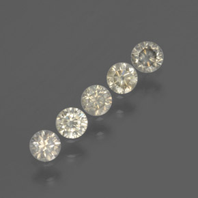  карата, натуральный Шампань Бриллиант, Огранка Круг, SI