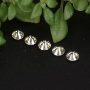 0.09 карата, натуральный Светло-желтый Бриллиант, Огранка Круг, VS-SI