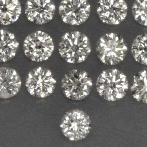 0.03 карата, натуральный Теплый белый Бриллиант, Огранка Круг, Чистота VS