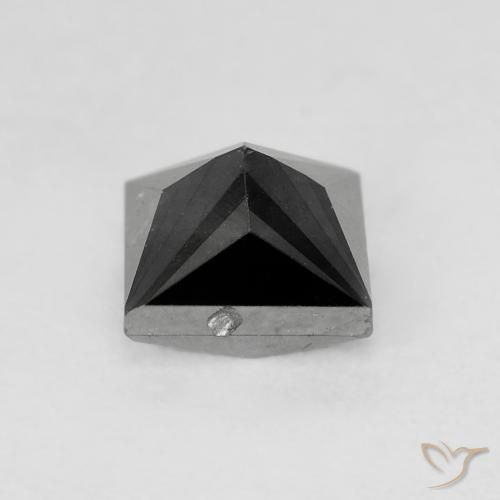 0.99 карата, натуральный Черный Бриллиант, Квадрат, Непрозрачный