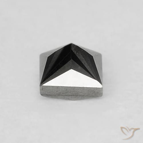 0.20 карата, натуральный Черный Бриллиант, Квадрат, Непрозрачный