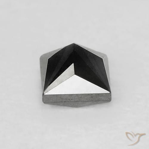 0.23 карата, натуральный Черный Бриллиант, Квадрат, Непрозрачный