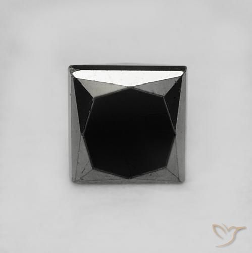 0.32ct Натуральный Черный Бриллиант, Квадрат, Непрозрачный