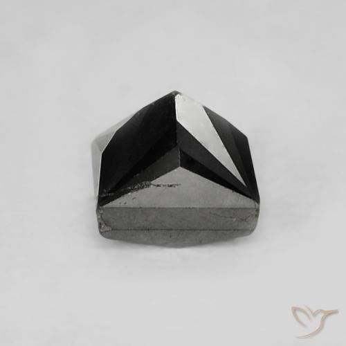 0.32 карата, натуральный Черный Бриллиант, Квадрат, Непрозрачный
