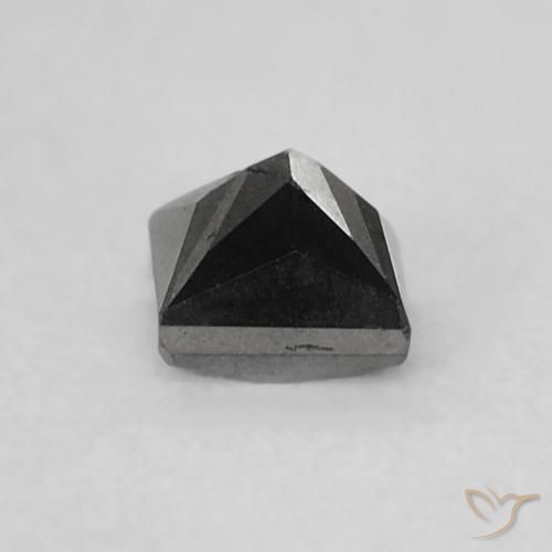 0.21 карата, натуральный Черный Бриллиант, Квадрат, Непрозрачный