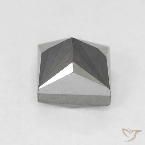 0.68 карата, натуральный Черный Бриллиант, Квадрат, Непрозрачный