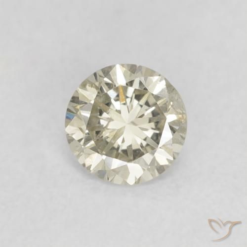 0.26ct Натуральный K Бриллиант, Круглый, VS-SI