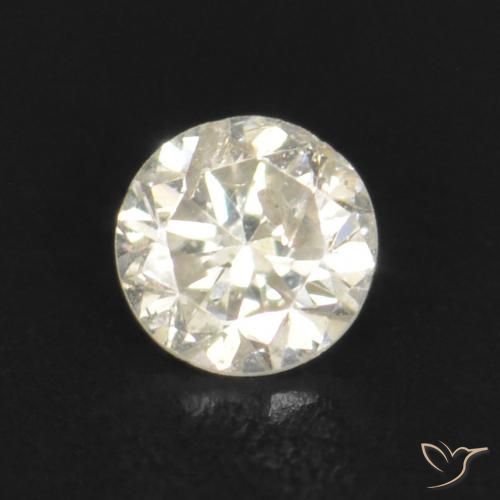 0.03ct Натуральный K Бриллиант, Круглый, VS-SI