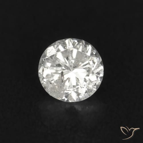 0.03ct Натуральный I Бриллиант, Круглый, SI