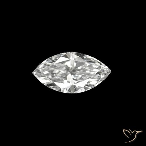 0.06ct Натуральный D Бриллиант, Маркиза, Чистота VVS