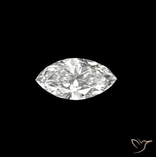 0.07ct D Бриллиант, Маркиза, Чистота VVS