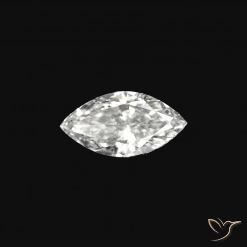 0.07ct Натуральный D Бриллиант, Маркиза, Чистота VVS