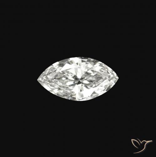 0.07ct Натуральный E Бриллиант, Маркиза, Чистота VVS